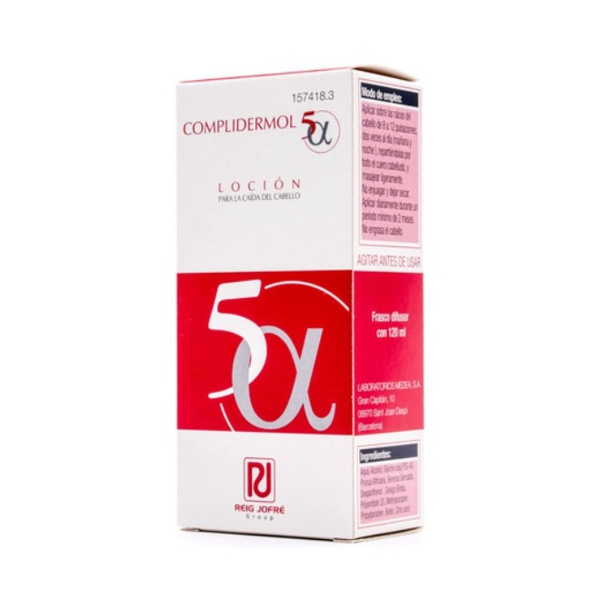 Lotion przeciw łysieniu androgenowemu, Complidermol 5-alfa, 120ml