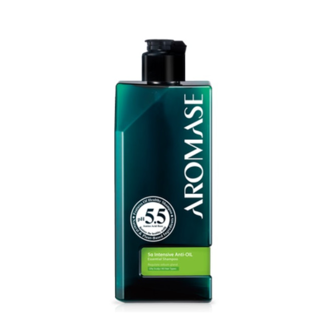 SZAMPON DO PRZETŁUSZCZAJĄCEJ SIĘ SKÓRY GŁOWY, 5α Intensive Anti-Oil Essential Shampoo AROMASE, 90ml