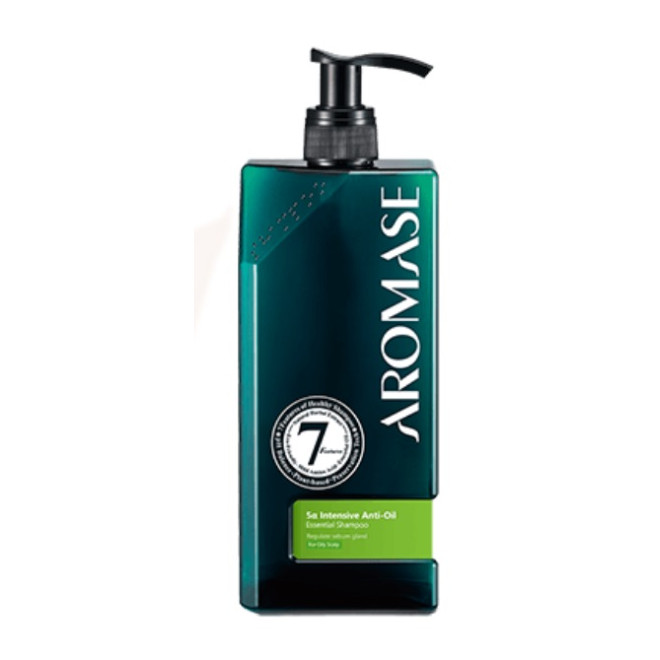 SZAMPON DO PRZETŁUSZCZAJĄCEJ SIĘ SKÓRY GŁOWY, 5α Intensive Anti-Oil Essential Shampoo AROMASE, 400ml