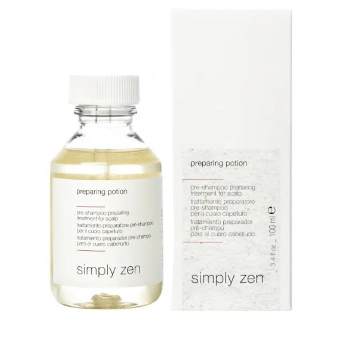 Łagodzący preparat oczyszczający skórę głowy, Preparing potion Simply Zen