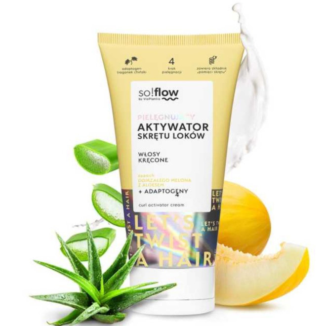 Aktywator skrętu loków do włosów kręconych So!Flow 150 ml