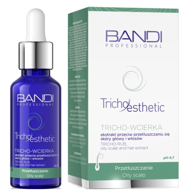 BANDI Tricho-wcierka ekstrakt przeciw przetłuszczaniu się skóry głowy i włosów 30ml