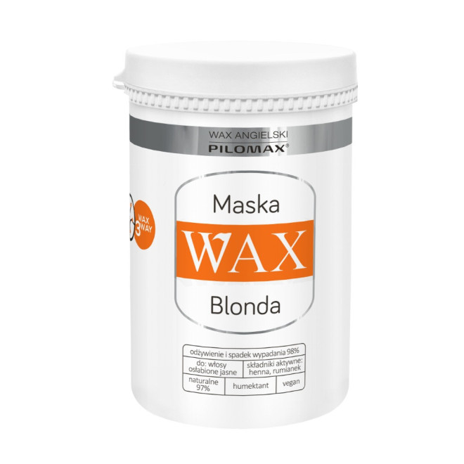 PILOMAX Blonda WAX Maska do włosów blond, nawilżająca i przeciw wypadaniu - 480ml
