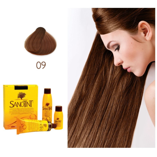 SANOTINT CLASSIC Farba do włosów – 09 NATURALNY ŚREDNI BLOND
