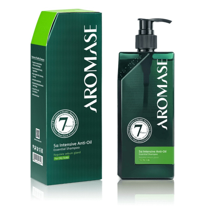 AROMASE Anti-Oil Essential Shampoo Szampon do przetłuszczającej się skóry głowy - 400ml