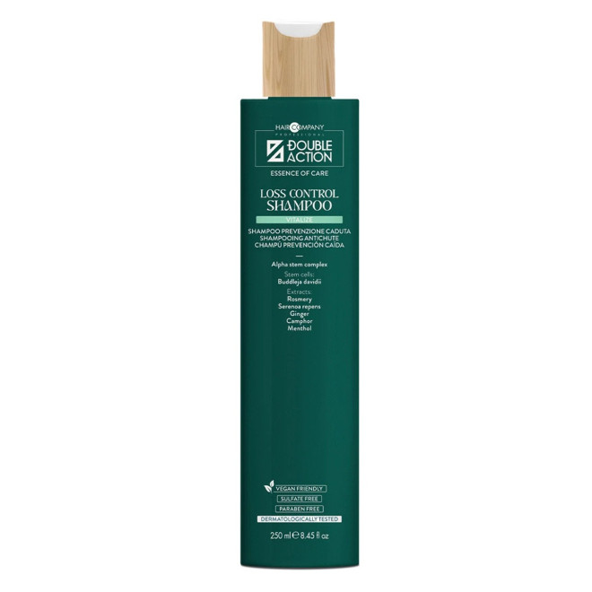 Szampon wzmacniający z komórkami macierzystymi, 	 LOSS CONTROL SHAMPOO DOUBLE ACTION, Hair Company, 250ml