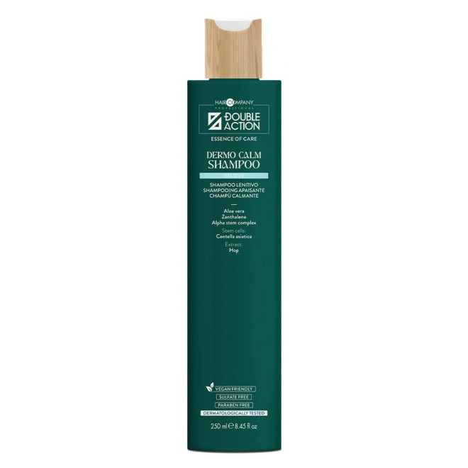 Szampon łagodzący z komórkami macierzystymi, DERMO CALM SHAMPOO DOUBLE ACTION, Hair Company, 250ml
