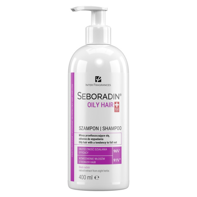 SEBORADIN Oily Hair Szampon do włosów przetłuszczających - 400ml