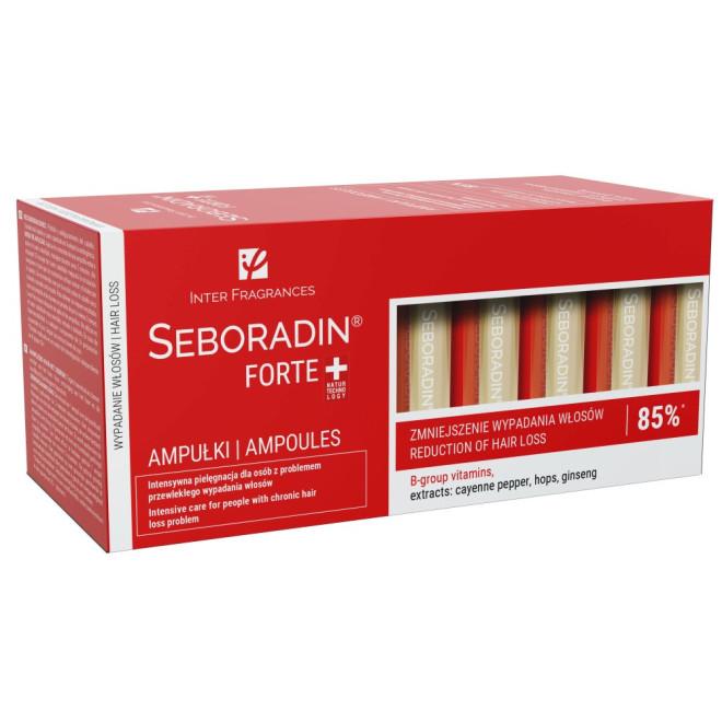 SEBORADIN Forte Ampułki przeciw wypadaniu włosów - 14 x 5,5ml