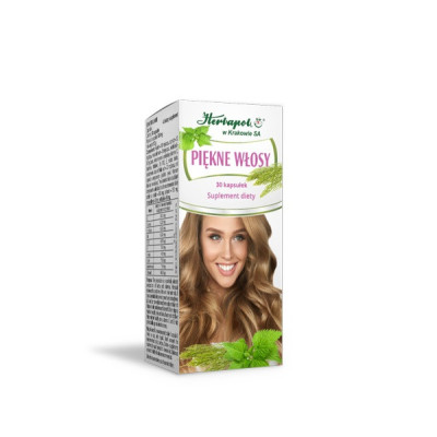 HERBAPOL Piękne włosy, suplement diety - 30 kapsułek