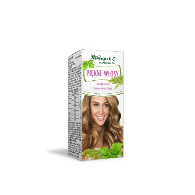HERBAPOL Piękne włosy, suplement diety - 30 kapsułek