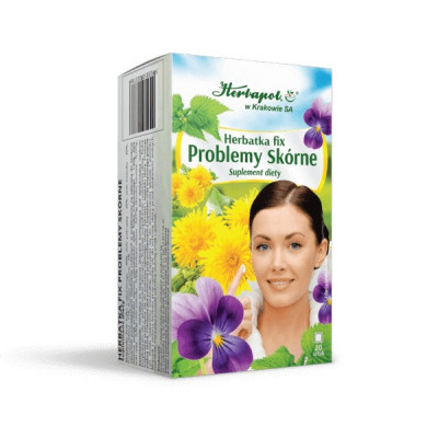 HERBAPOL Herbatka Fix Problemy skórne - 20 saszetek