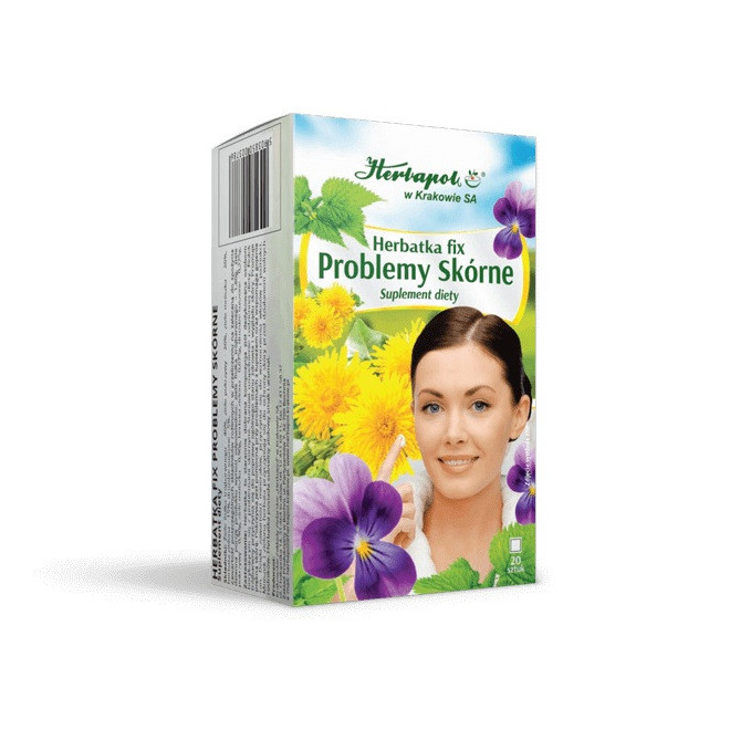 HERBAPOL Herbatka Fix Problemy skórne - 20 saszetek