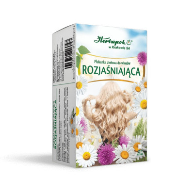 HERBAPOL Płukanka ziołowa do włosów rozjaśniająca - 18 saszetek