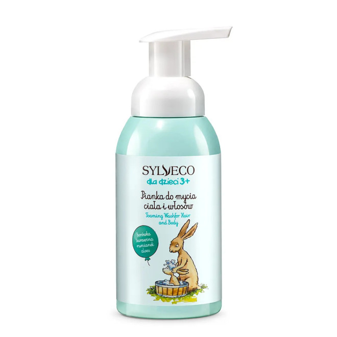 SYLVECO dla dzieci 3+ Pianka do mycia ciała i włosów - 290ml