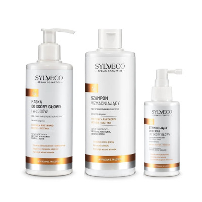 SYLVECO DERMO Szampon + Maska + Wcierka stymulująca wzrost włosów