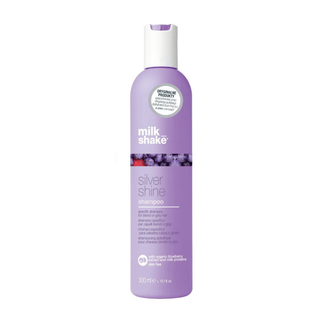MILK SHAKE Silver Shine Szampon do włosów blond i siwych - 300 ml