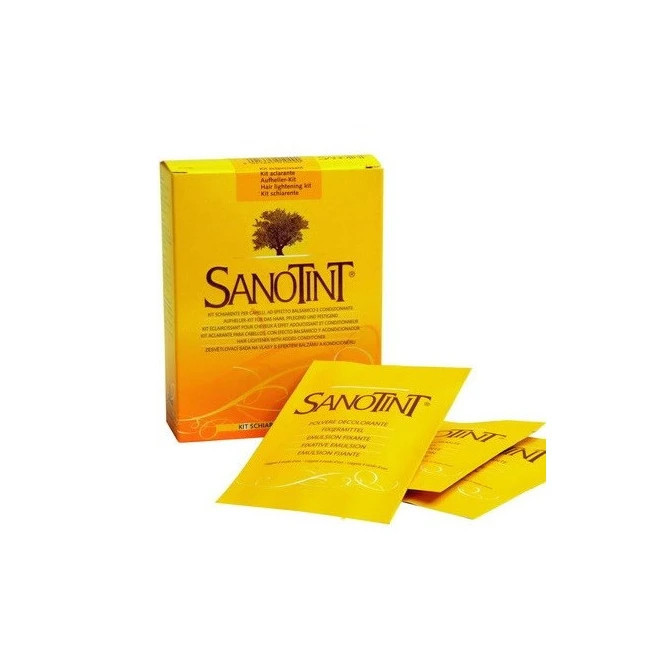 SANOTINT Delikatny rozjaśniacz do włosów (Emulsja + Proszek)