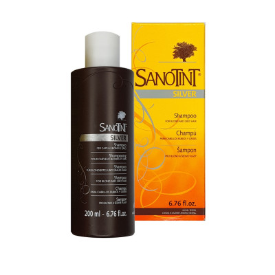 SANOTINT Silver Szampon do włosów blond, siwych i rozjaśnianych - 200ml