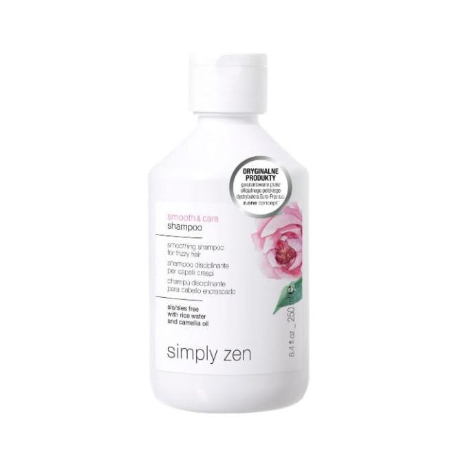 SIMPLY ZEN Smooth & Care Szampon wygładzający do włosów puszących się - 250ml