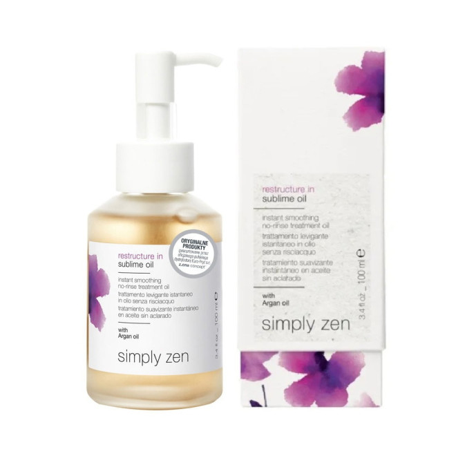 SIMPLY ZEN Restructure In Sublime Oil Wygładzający olejek bez spłukiwania - 100ml