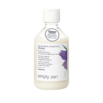 SIMPLY ZEN Age Benefit & Moisturizing Szampon nawilżający do włosów farbowanych lub suchych - 250ml