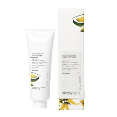 SIMPLY ZEN Dandruff Intensive Cream Shampoo Głęboko oczyszczający, przeciwłupieżowy szampon w kremie - 125ml