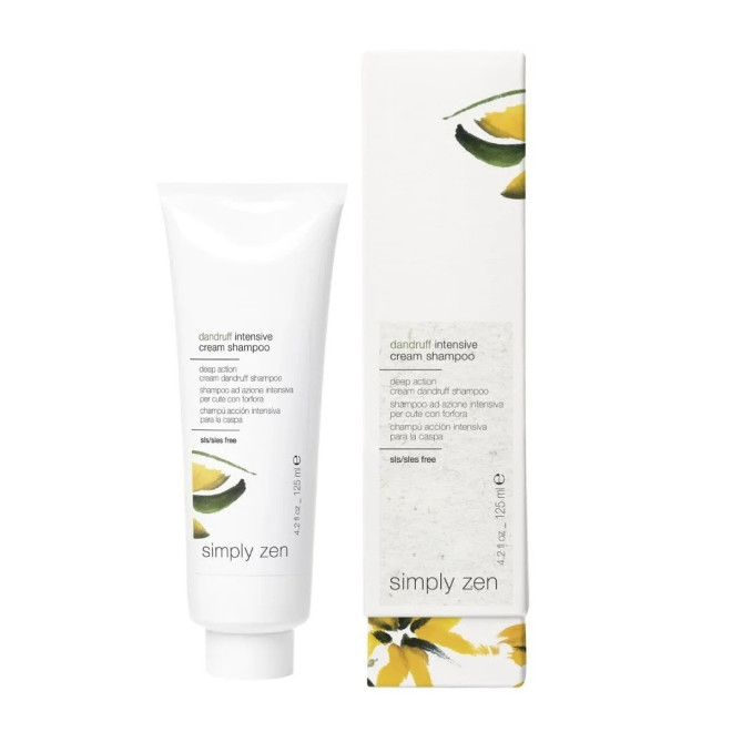 SIMPLY ZEN Dandruff Intensive Cream Shampoo Głęboko oczyszczający, przeciwłupieżowy szampon w kremie - 125ml