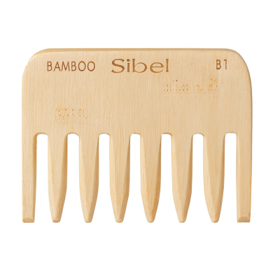 Grzebień bambusowy z szeroko rozstawionymi zębami