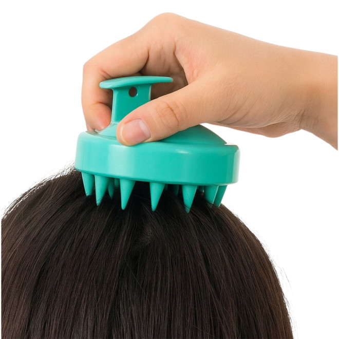 Silikonowy masażer do skóry głowy oraz ciała MORSKI