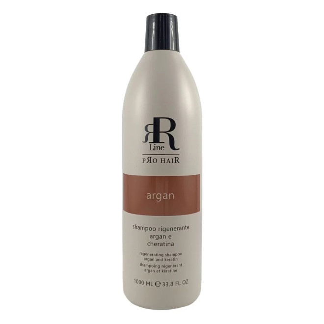 RR LINE Argan Szampon regenerujący z olejkiem arganowym i keratyną - 1000 ml