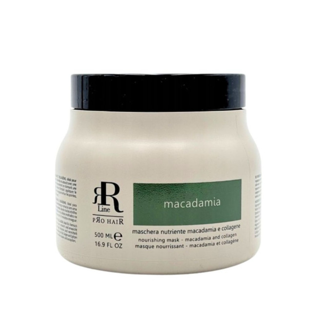 RR LINE Macadamia Maska nawilżająca włosy z olejem makadamia i kolagenem - 500ml