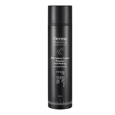 DERMOMEDICA BHA Sebum Control Shampoo and Peeling Trychologiczny szampon i peeling do skóry z nadprodukcją sebum - 200ml