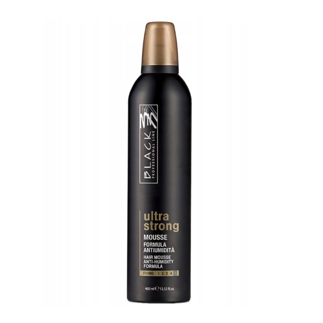 BLACK Ultra Strong Mousse Pianka z ceramidami do stylizacji włosów - 400ml