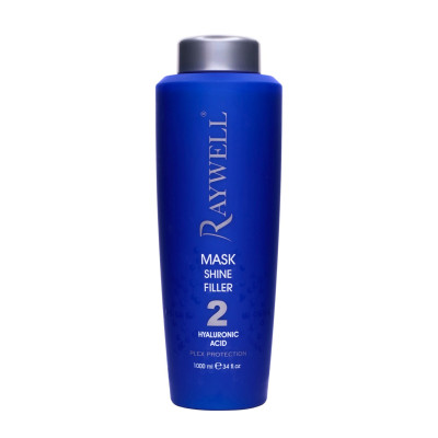RAYWELL Shine Filler Maska z kwasem hialuronowym intensywnie nawilżająca i nadająca połysk - 1000ml