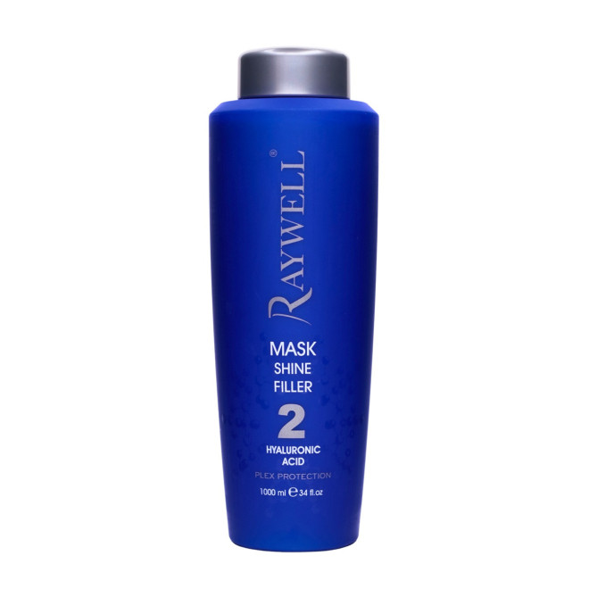 RAYWELL Shine Filler Maska z kwasem hialuronowym intensywnie nawilżająca i nadająca połysk - 1000ml