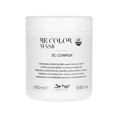 BE HAIR Be Color Odżywcza maska z kawiorem, keratyną i kolagenem 1000 ml