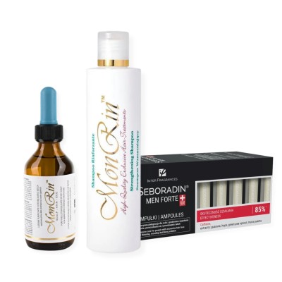 Zestaw przeciw łysieniu dla skóry normalnej i tłustej