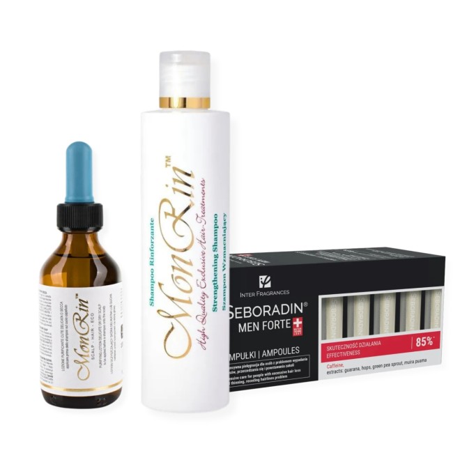 Zestaw przeciw łysieniu dla skóry normalnej i tłustej