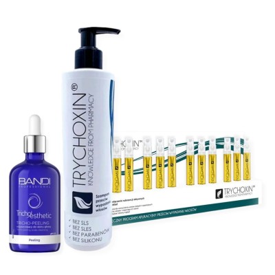 Zestaw przeciw łysieniu dla skóry normalnej i tłustej