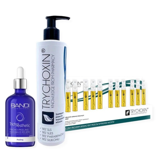 Zestaw przeciw łysieniu dla skóry normalnej i tłustej