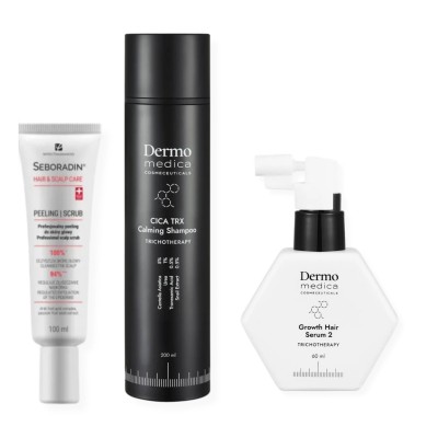 Zestaw przeciw łysieniu dla skóry wrażliwej i suchej