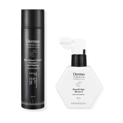 DERMOMEDICA Zestaw przeciw łysieniu dla skóry przetłuszczającej się