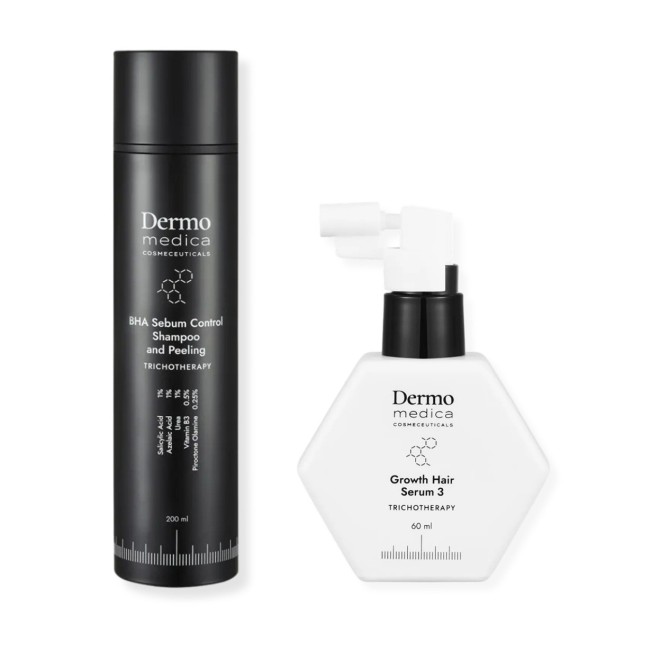 DERMOMEDICA Zestaw przeciw łysieniu dla skóry przetłuszczającej się