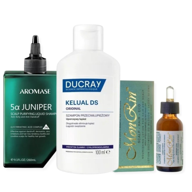 Idealny zestaw kosmetyków na Łojotokowe zapalenie skóry głowy