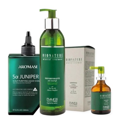 Trychologiczne trio na Łojotokowe zapalenie skóry głowy