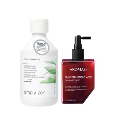 Zestaw kosmetyków przeciw swędzeniu dla wrażliwej skóry głowy
