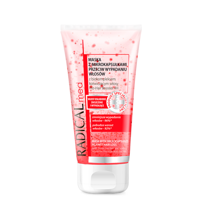 RADICAL MED Maska z mikrokapsułkami przeciw wypadaniu włosów - 200 ml