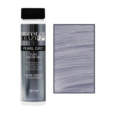 BE HAIR Be Color Crazy Toner do koloryzacji włosów w żelu - PEARL GREY