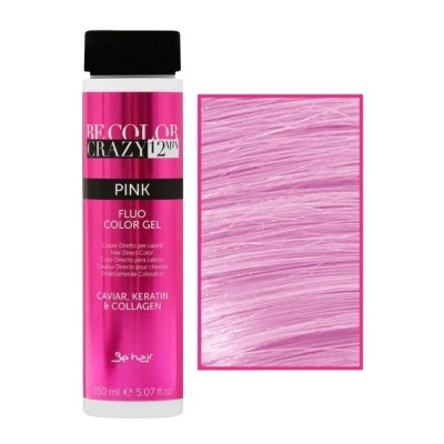 BE HAIR Be Color Crazy Toner w żelu do koloryzacji włosów - PINK